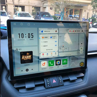 Pantalla Táctil OLED de 13.1 Pulgadas 4K con Android 15, CarPlay y Android Auto, GPS Integrado, Conexión USB Inalámbrica para RAV4 2020-2025