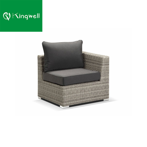 Ensemble <span class=keywords><strong>de</strong></span> meubles d'extérieur modernes en rotin en forme <span class=keywords><strong>de</strong></span> L pour hôtel et parc, fabriqué à Foshan, à prix avantageux - Product Image 2