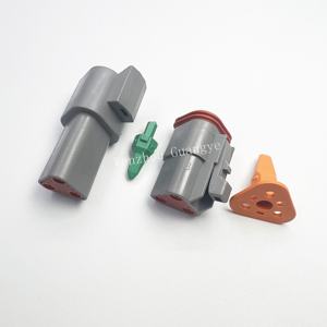 DT04-3P AT04-3P dt סדרה 3-פין זכר עמיד למים מחבר אוטומטי התנגדות טמפרטורה גבוהה עבור autos - Product Image 2