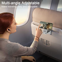 Soporte Magnético Plegable para Teléfono Móvil, con Clip, para Viajes en Avión, Tren, Rotación de 360 Grados, para Escritorio, Tableta