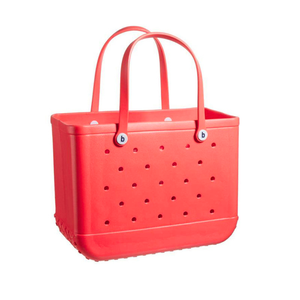 Sac à main élégant imperméable Croc pour femmes fourre-tout à la mode EVA Silicone sac de plage haute capacité Bogg sac deux ouvert bonbons en gros - Product Image 5