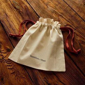Promotion Reusable Eco-Friendly Storage Pouch Gift <b>Packaging</b> <b>Bag</b> With Ribbon - Product Image 1