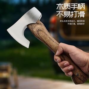 Hache à main en acier à haute teneur en carbone de 9 cm pour la coupe du bois, la menuiserie, le camping en extérieur, l'abattage d'arbres et l'exploitation forestière, usage domestique, vente en gros - Product Image 3
