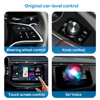 Boîtier intelligent ApplePie 2025 128G CarPlay AI Box Android 13 sans fil CarPlay et Android Auto Qualcomm 8 cœurs 8 Go + 128 Go 5G
