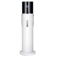 Humidificateur Chauffant Transfrontalier Grande Capacité 13L Modèle sur Pied Domestique Alimenté par Courant Alternatif Contrôlé par Application Fonction de Minuterie Faible Bruit