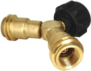 Accessoires de barbecue : Adaptateurs de raccordement <span class=keywords><strong>en</strong></span> laiton doré pour bouteille de <span class=keywords><strong>propane</strong></span>, 2 voies, filetage QCC1 femelle, connecteur <span class=keywords><strong>en</strong></span> Y pour ligne de <span class=keywords><strong>gaz</strong></span> GPL POL, facilement nettoyable - Product Image 4