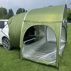 Emballage de stockage Protection Vélo Camping Tentes Soleil et Couverture Imperméable <span class=keywords><strong>Abri</strong></span> Pliant Tente 210D Tissu Oxford Enduit Argent - Product Image 5