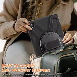 Per <span class=keywords><strong>Samsung</strong></span> Tab A9 Plus accessorio rotazione di 360 gradi rigida in plastica antiurto custodia protettiva <span class=keywords><strong>Tablet</strong></span> con tracolla - Product Image 5