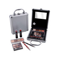 Set Rias Wajah Profesional Wanita Desain Baru: Eyeshadow, Lipstik, Pensil Alis, Lip Gloss, Kuas Makeup