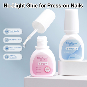 Kit Dissolvant <span class=keywords><strong>de</strong></span> Colle à <span class=keywords><strong>Ongles</strong></span> MissGooey 15ml 3s Séchage Rapide Sans Lampe Adhésif Fort pour <span class=keywords><strong>Ongles</strong></span> Press-On - Product Image 1