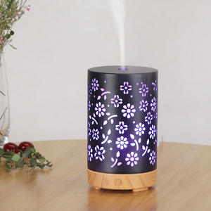 Yx-Ty-189 Mini diffuseur d'arômes portable 100 ml avec lumière LED pour usage domestique, base noire, alimenté par USB - Product Image 2