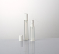 Flacon cosmétique vide en plastique avec pompe sans air, mini conteneur de voyage pour liquides, 10 ml, 15 ml