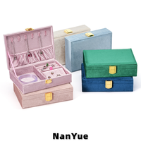 Boîte de rangement à bijoux en velours multi-zones, organisateur personnalisable avec logo, étui à bijoux anti-rayures pour la vente en gros B2B et le dropshipping – Meilleures ventes