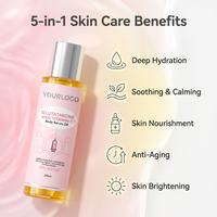Sérum Corporel Huileux 5-en-1 au Glutathion et Vitamine C33, Marque Privée OEM avec Votre Logo – Hydratation Profonde et Éclat de la Peau