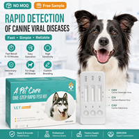 Super Septembre : Kit de diagnostic rapide pour chiens – Test combiné CDV/CPV/CCV/GIA (Maladie de Carré, Parvovirose, Coronavirus, Giardiose)