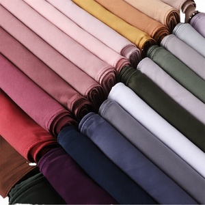 Foulard en satin uni de haute qualité 180*70cm, personnalisé, pour femmes, châle, écharpe, hijab musulman, en soie mate longue - Product Image 3