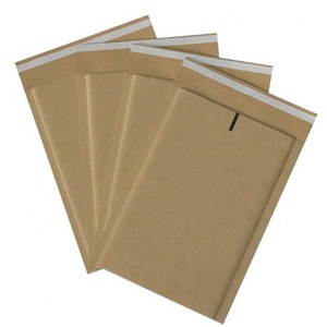 Qpak-<span class=keywords><strong>bolsa</strong></span> de papel Kraft Biodegradable, ecológico, acolchada, color marrón y negro, <span class=keywords><strong>2022</strong></span> - Product Image 1