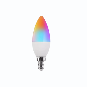 Tuya E14 Smart <b>Bulb</b> Dimmable Five-Way Spiral Candle <b>Bulb</b> Wifi RGB <b>Bulb</b> <b>Remote</b> Control and Voice Control - Product Image 1
