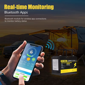 Batterie lithium-ion HT 12V 100Ah 200Ah LiFePo4 en stock en Europe, haute capacité et polyvalente, large application pour le stockage d'énergie des camping-cars - Product Image 4