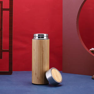 แก้วน้ำสแตนเลสหุ้มไม้ไผ่ยงคัง ขนาด 350 มล. 450 มล. 500 มล. แบบพกพา เก็บอุณหภูมิได้ เหมาะสำหรับเป็นของขวัญทางธุรกิจ - Product Image 2