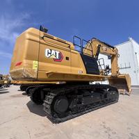 Excavatrice sur chenilles CAT374 d'occasion de 74 tonnes, moteur d'origine, faible nombre d'heures de fonctionnement, peinture d'origine, adaptée aux carrières et aux grands projets miniers