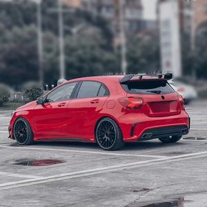 Les accessoires automatiques de <span class=keywords><strong>prix</strong></span> usine incluent le pare-chocs de voiture de jupe latérale de tuyau d'échappement de calandre pour la mise à niveau de la classe A W176 au style d'A45 <span class=keywords><strong>AMG</strong></span> - Product Image 4