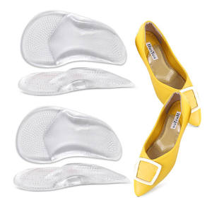 Semelles orthopédiques en PU Support de voûte plantaire en gel pour le soulagement de la douleur au pied Semelles orthopédiques de sport avec matériau en silicone pour le confort - Product Image 5