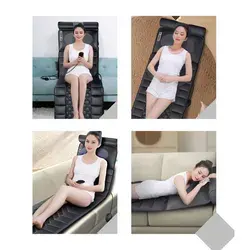 Electric Massage Mattress Air Pad Infrared Roller Electric Full Body Airbag Vibration Stretching Pressure Massage Mat