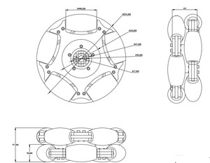 ล้อออมนิไดเรคชันแนลขนาด <span class=keywords><strong>10</strong></span> นิ้ว รุ่น 14147 สำหรับรถเข็น - Product Image 4