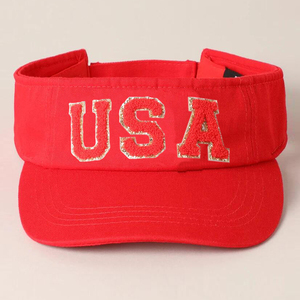 Chapeau à visière incurvée en sergé de coton rouge pour l'extérieur Drapeau strass Patch Chapeau de soleil Chapeau de voyage réglable personnalisé IVA-C-H-49-4 - Product Image 5