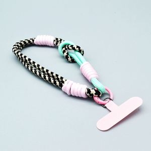 สายคล้องโทรศัพท์มือถือแบบสั้น แฟชั่น ทันสมัย ทำจากไนลอน พร้อมสายคล้องข้อมือและที่ยึดโทรศัพท์ - Product Image 6