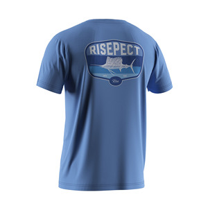 เสื้อยืดลายปลา แขนสั้น ระบายเหงื่อได้ดี ป้องกันแสงแดด คอกลม สำหรับนักตกปลาและผู้ขับเรือ - Product Image 6