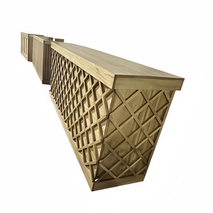 Barra de <span class=keywords><strong>Bar</strong></span> Plegable Moderna y Resistente de Madera Maciza de 96x42H, Mesa de <span class=keywords><strong>Bar</strong></span> Cuadrada Plegable para Uso Comercial - Product Image 1