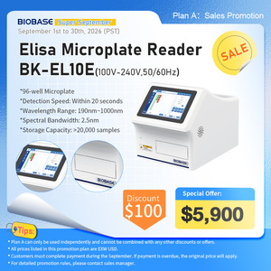 เครื่องวิเคราะห์ฮอร์โมน BIOBASE สำหรับห้องปฏิบัติการทางการแพทย์ เครื่องอ่านไมโครเพลท ELISA สำหรับคลินิกและห้องปฏิบัติการ - Product Image 1