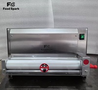 Machines de boulangerie en acier inoxydable, électriques, pour pizza/pain/gâteau/fondant/croissant/pâtisserie, machine à étaler la pâte
