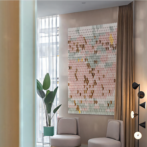 Pintura Artesanal de Cerámica 3D, Mural Decorativo Moderno de Lujo, Pintura Abstracta para Pared, Arte de Pared de Cerámica Colgante, Decoración del Hogar - Product Image 3