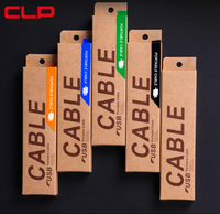 Boîte d'emballage en papier pliable avec impression personnalisée rapide MINI chargeur USB mobile boîtes en carton suspendues panneau emballage