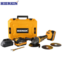 HIERKIN 21V Sans balais Lithium Autres outils à main Outils abrasifs Meuleuse à béton Machine de meulage Meuleuse électrique Disque de meulage