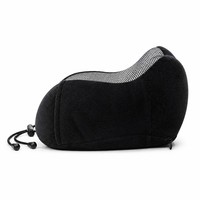 Oreiller de voyage portable en mousse à mémoire de forme en U, soutien cervical, masque de sommeil, bouchons d'oreilles, housse douce et respirante, ergonomique