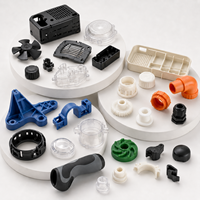 Parti in Plastica Stampate a Iniezione Personalizzate, Produzione OEM ODM per Applicazioni Automobilistiche, Elettriche ed Elettroniche di Consumo