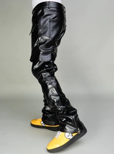 Personalizzabile uomo Outdoor Streetwear Casual Custom Oil era Skinny impilati pantaloni Cargo giacca a vento giacca Cargo - Product Image 5