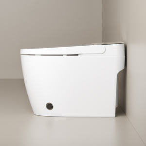 Inodoro Inteligente <span class=keywords><strong>MUBI</strong></span> Versión Simple con Sifón en <span class=keywords><strong>S</strong></span> Alargado, Inodoro Sanitario de Cerámica, WC Eléctrico Automático con Bidé Inteligente - Product Image 5