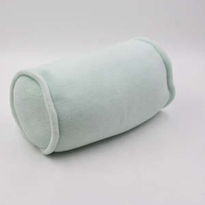 Oreiller de <span class=keywords><strong>massage</strong></span> cervical et lombaire électrique rechargeable en peluche bicolore luxueux pour la maison, le bureau, le canapé, le repos - Product Image 4