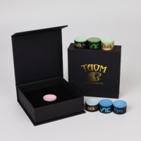 QK-S02 High-Grip Taom Kreide 1 Stück in Geschenkbox Professionelle Billard-Snooker-Pool-Kreide Premium Spin-Kontrolle