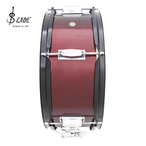 Meilleur produit vendu en 2020 <span class=keywords><strong>Instrument</strong></span> de <span class=keywords><strong>musique</strong></span> professionnel SLADE Caisse claire de 14 pouces Bourgogne - Product Image 3