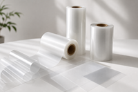 Film transparent BOPP velours de qualité alimentaire, anti-traces de doigts, résistant à l'humidité, 20 microns, pour emballage de téléphones portables et d'ordinateurs (vente en gros)