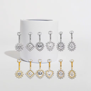 2026 New Belly Piercing Stainless Steel <strong>Jewelry</strong> <strong>Gem</strong> Stone Belly Button Ring Navel Piercing <strong>Jewelry</strong> Trendy Fashion Body <strong>Jewelry</strong> - Product Image 2
