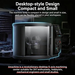 Centre d'usinage CNC 5 axes Xhorse3D Xmachine Xm 100, fraiseuse haute précision à refroidissement par air pour bois, contreplaqué, MDF, neuf, garantie 1 an - Product Image 5