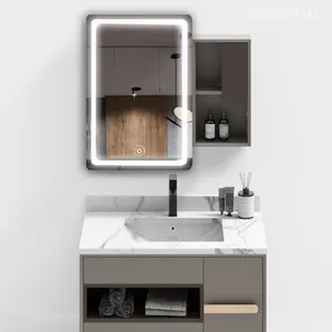 Настенные зеркала для ванной комнаты Rongchang, противотуманные светодиодные зеркала для ванной комнаты с подвесной подсветкой и Bluetooth