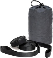 Hamac de voyage portable pour une personne, en nylon, pour la randonnée, les activités de plage, les événements festifs, équipé d'un sac de transport.